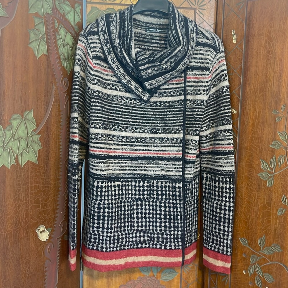 Peruvian Connection alpaca and wool cardigan sweater size small